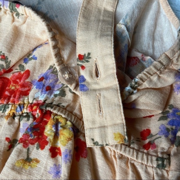 American Eagle Floral Print Peplum Tank Top Size M - Picture 4 of 12